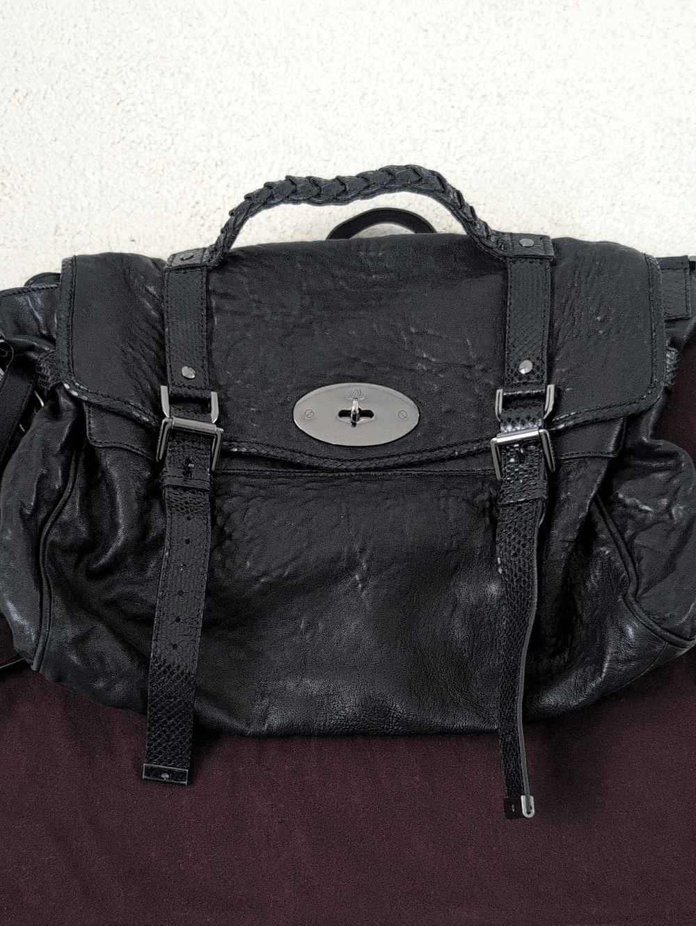 Mulberry Oversized Alexa Pionge Lambskin